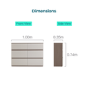 Chris 6-Drawer Cabinet