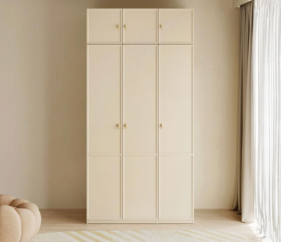 Percy Wardrobe W/ Top Cabinet