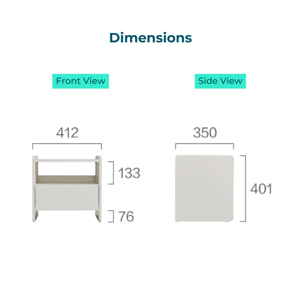 Pravincy Bedside Table