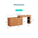 Nalo 7-Drawer Dresser Set