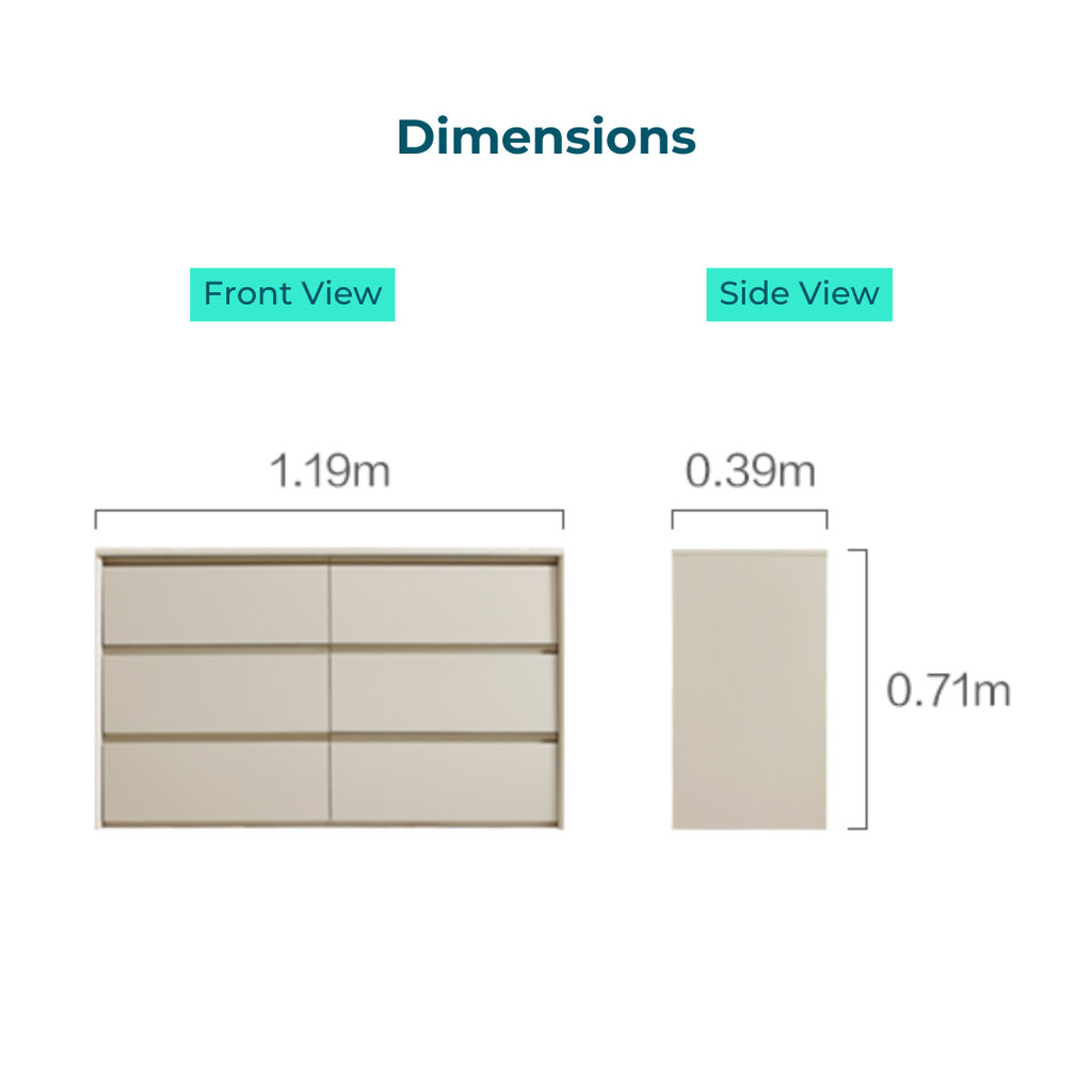 Fanny 6-Drawer Cabinet