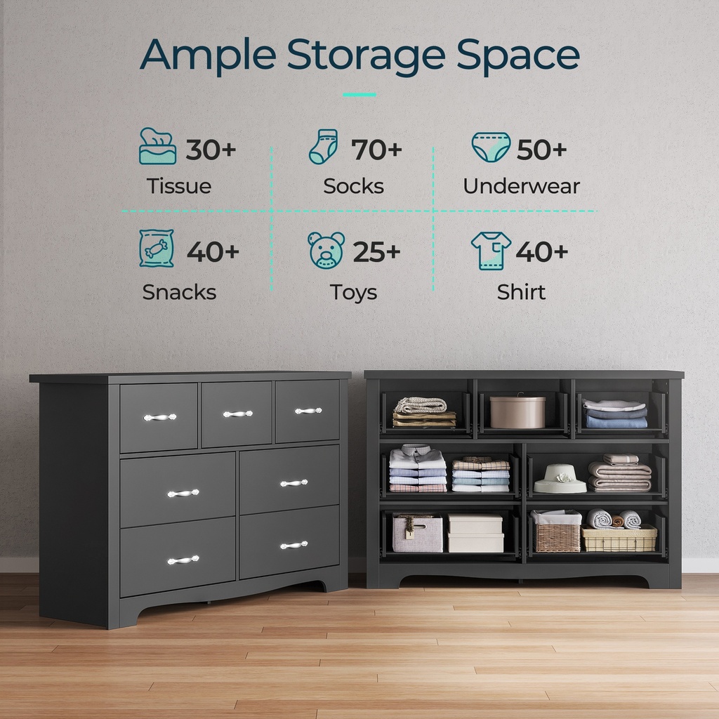 Alfonso 7-Drawer Cabinet
