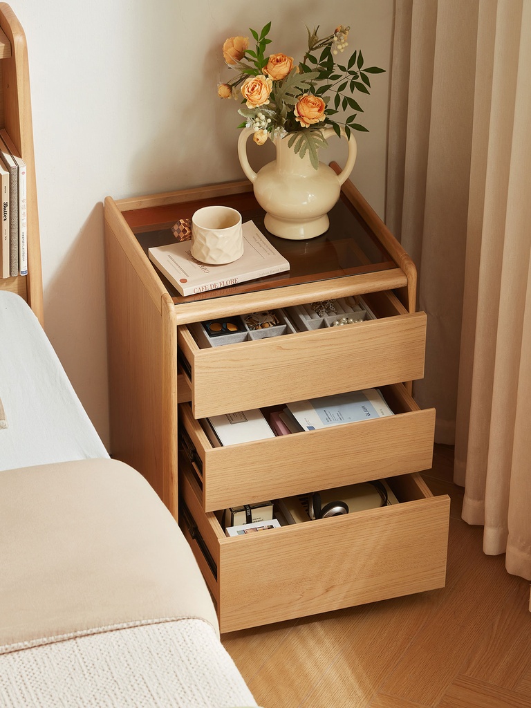 Onyx 3-Drawer Night Stand