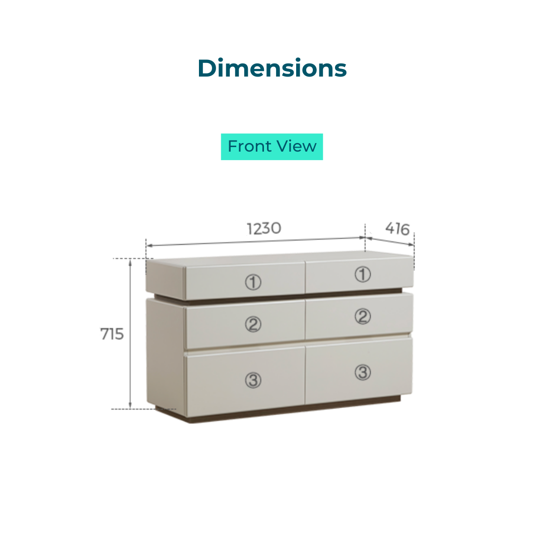 Osairis 6-Drawer Cabinet