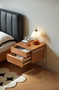 Elspeth Wood Melamine Nightstand