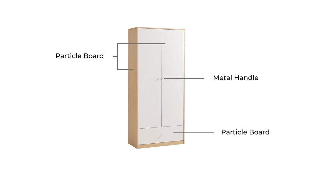 Kamila 2-Doors Wardrobe