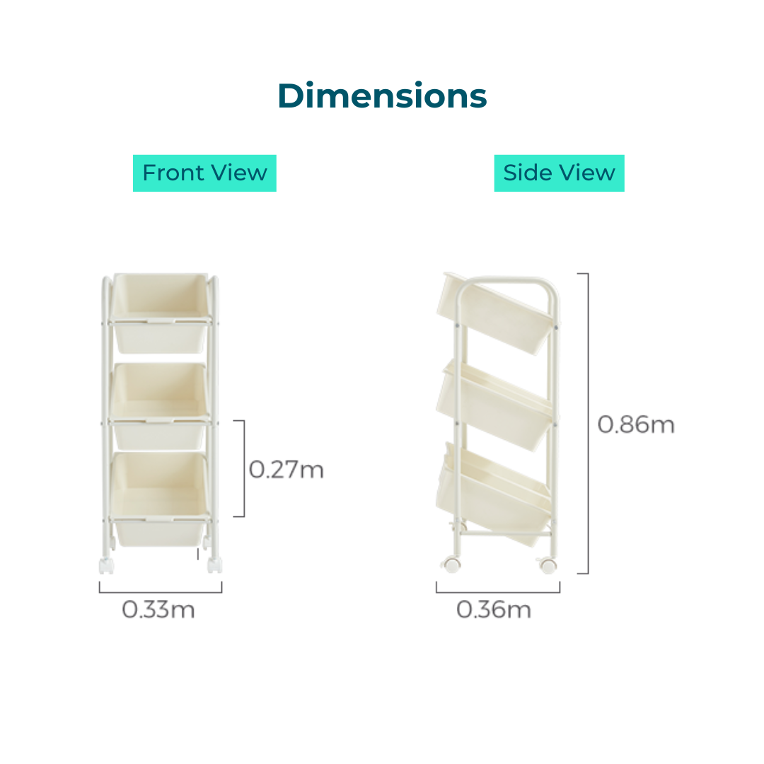 Clement 3-Grid Storage Shelf