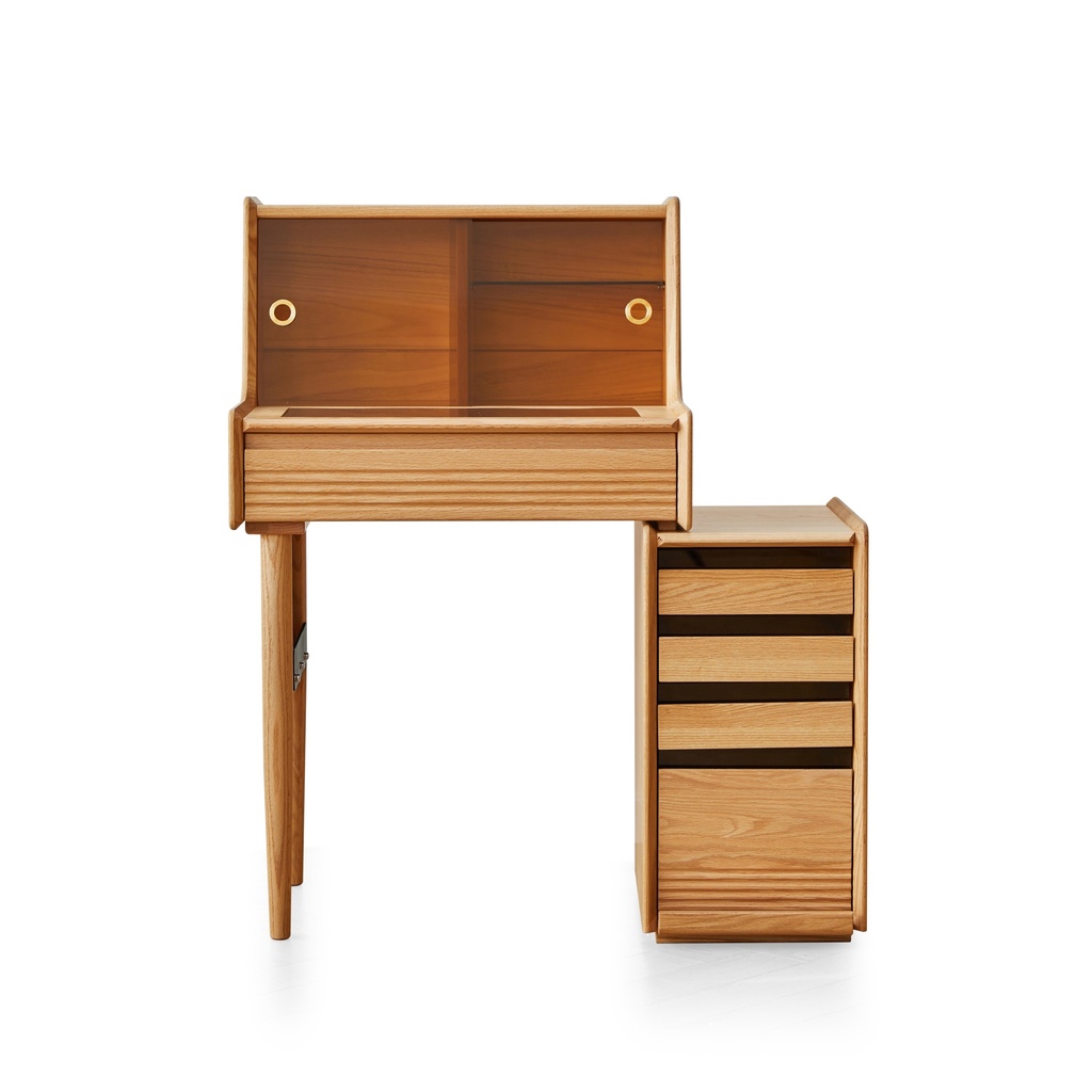 Nara Wood Solid Wood Dressing Table Set