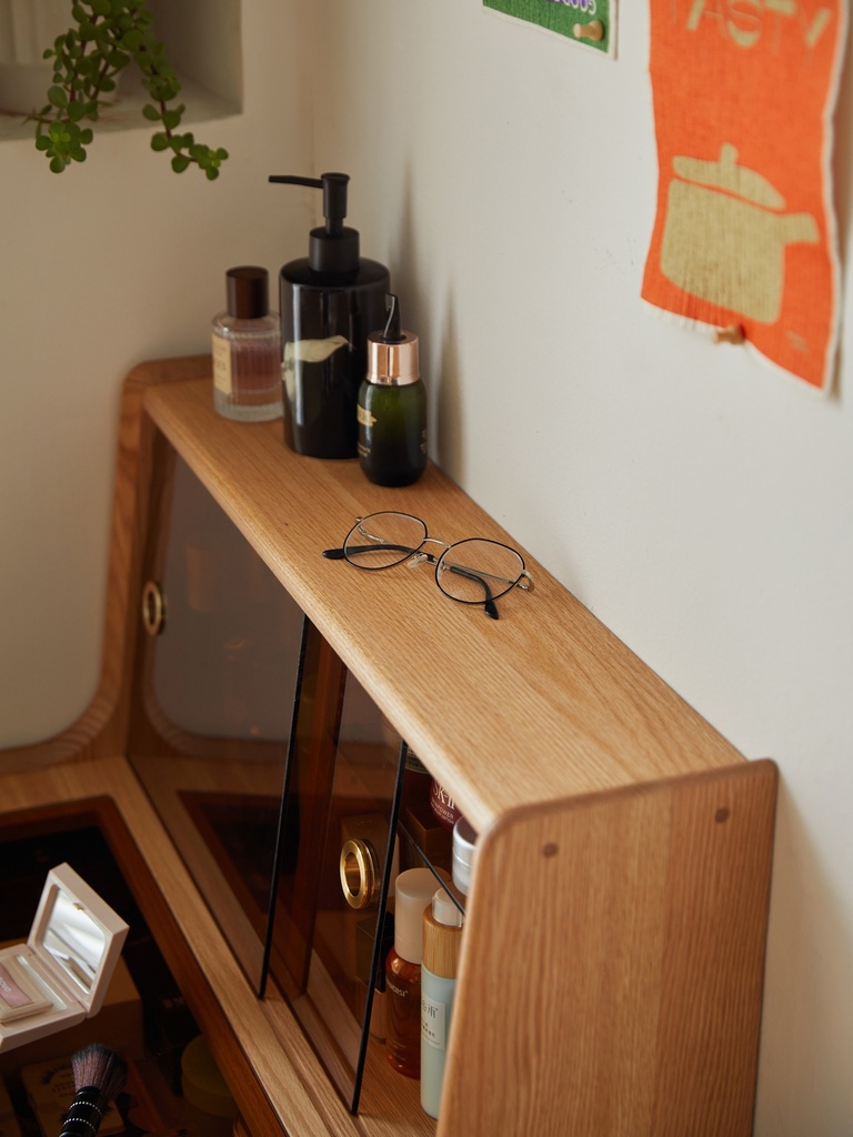 Nara Wood Solid Wood Dressing Table Set