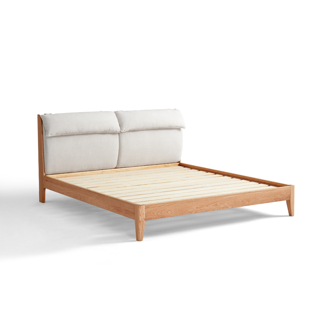 Nyrelle Wood Solid Wood Bed