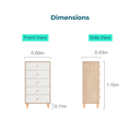 Quentin 5-Drawer Cabinet