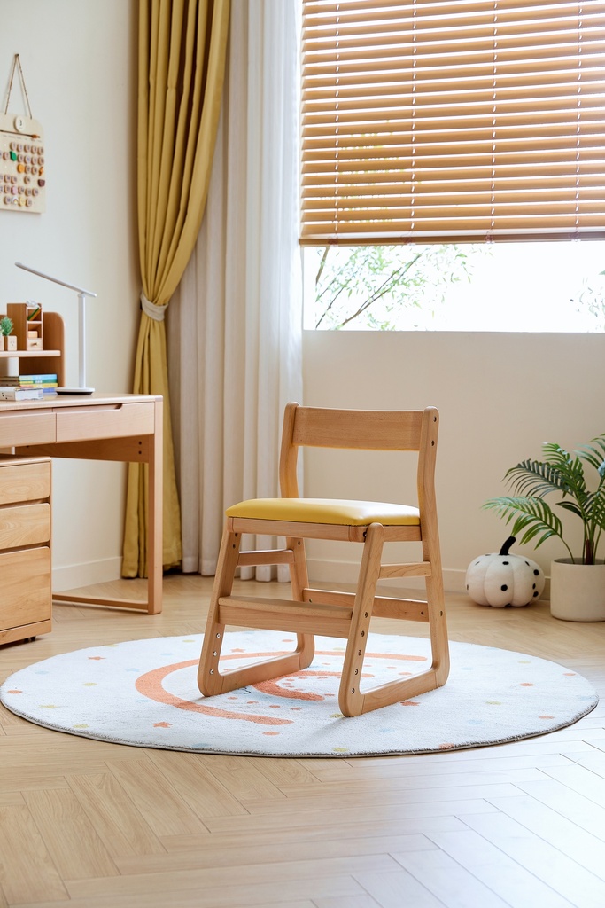 Wood Solid Wood Study Chair