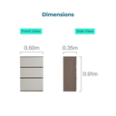 Oswald 3-Drawer Cabinet