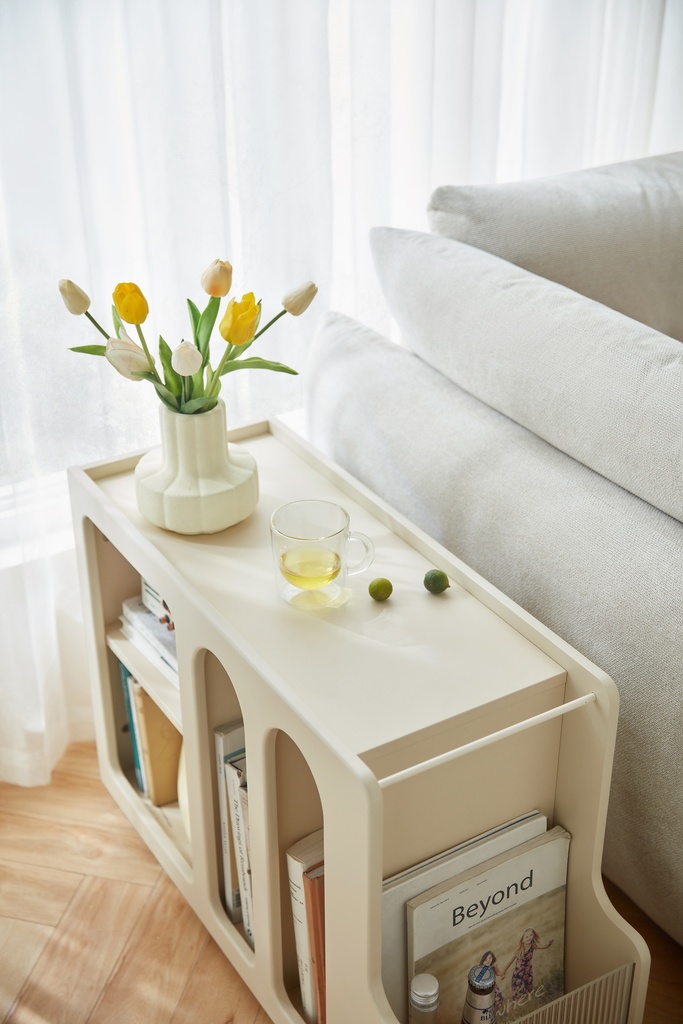 Quinzella Melamine Side Table