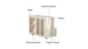 Quinzella Melamine Side Table