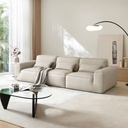 Damon 4-Seater Leather Sofa