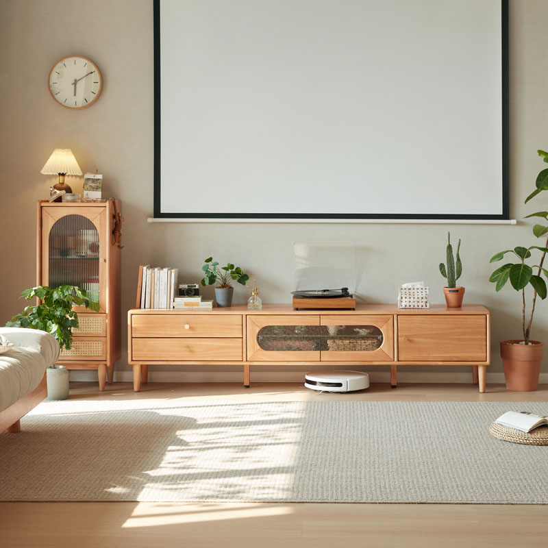 Derin Wood TV Stand