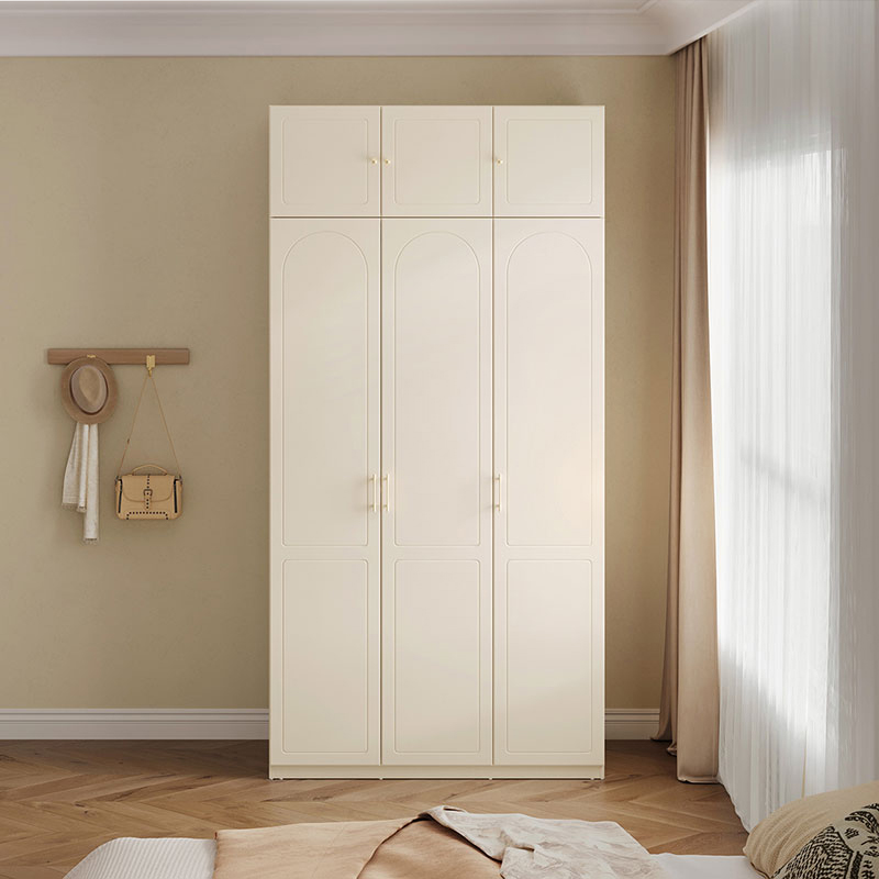 Felicity 3-Door Wardrobe with Top Cabinet