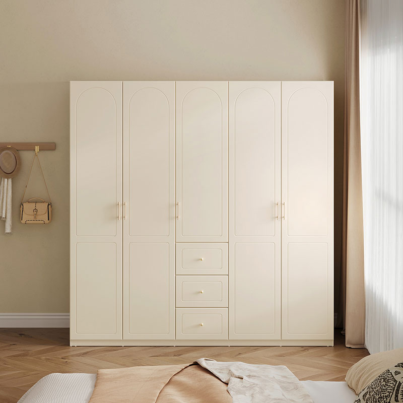 Fritz 5-Door Wardrobe Slide Cabinet