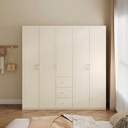 Fritz 5-Door Wardrobe Slide Cabinet
