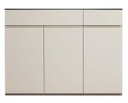 Fatin Light Gray Melamine Side Cabinet
