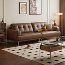 Cheska 4-Seater Leather Sofa