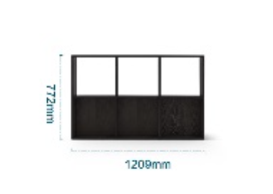 Cassie 2-Layer 3-Row Bookshelf