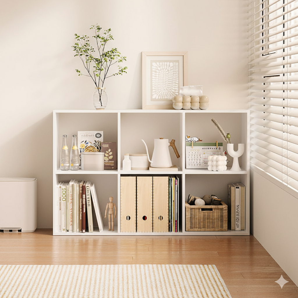 Cassie 2-Layer 3-Row Bookshelf