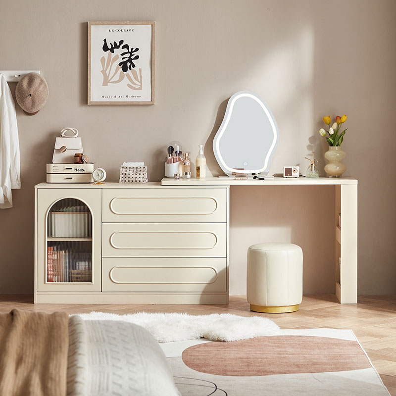 Cora Dressing Table set w/ Stool