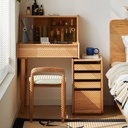 Nara Wood Solid Wood Dressing Table Set