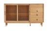 Nirael Solid Wood Side Cabinet