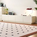 Naxel White Solid Wood TV Stand