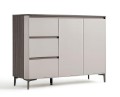 Perry Gray Melamine Side Cabinet