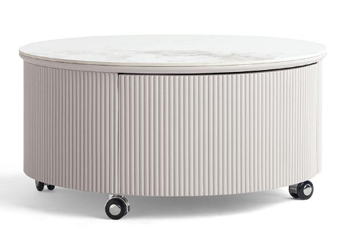 Paolo White Melamine Coffee Table