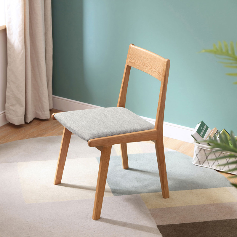 Priya Wood Solid Wood Dining Chair