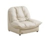 Quinlan Cream Leather Children Sofa