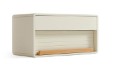 Quenisha Cream Melamine Stackable Cabinet