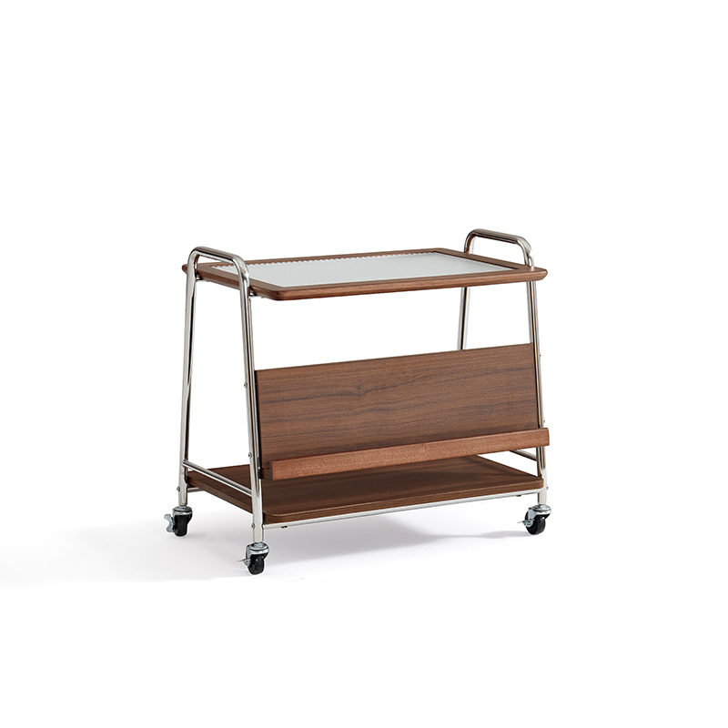 Odin Walnut Melamine Side Table