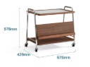 Odin Walnut Melamine Side Table