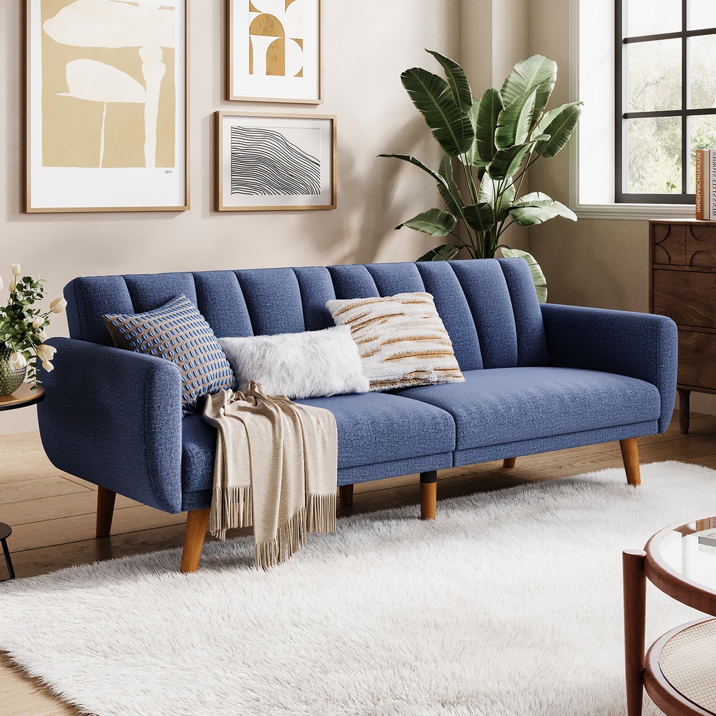 Anton 3-Seater Fabric Sofa Bed