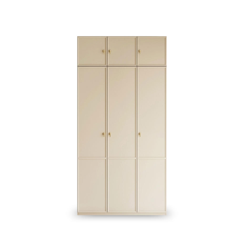 Percy Wardrobe W/ Top Cabinet 