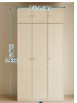 Percy Wardrobe W/ Top Cabinet 