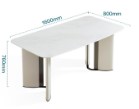 Norelle Gray Dining Table