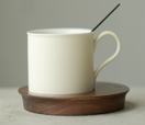 Coffee Cup Wooden Saucer 