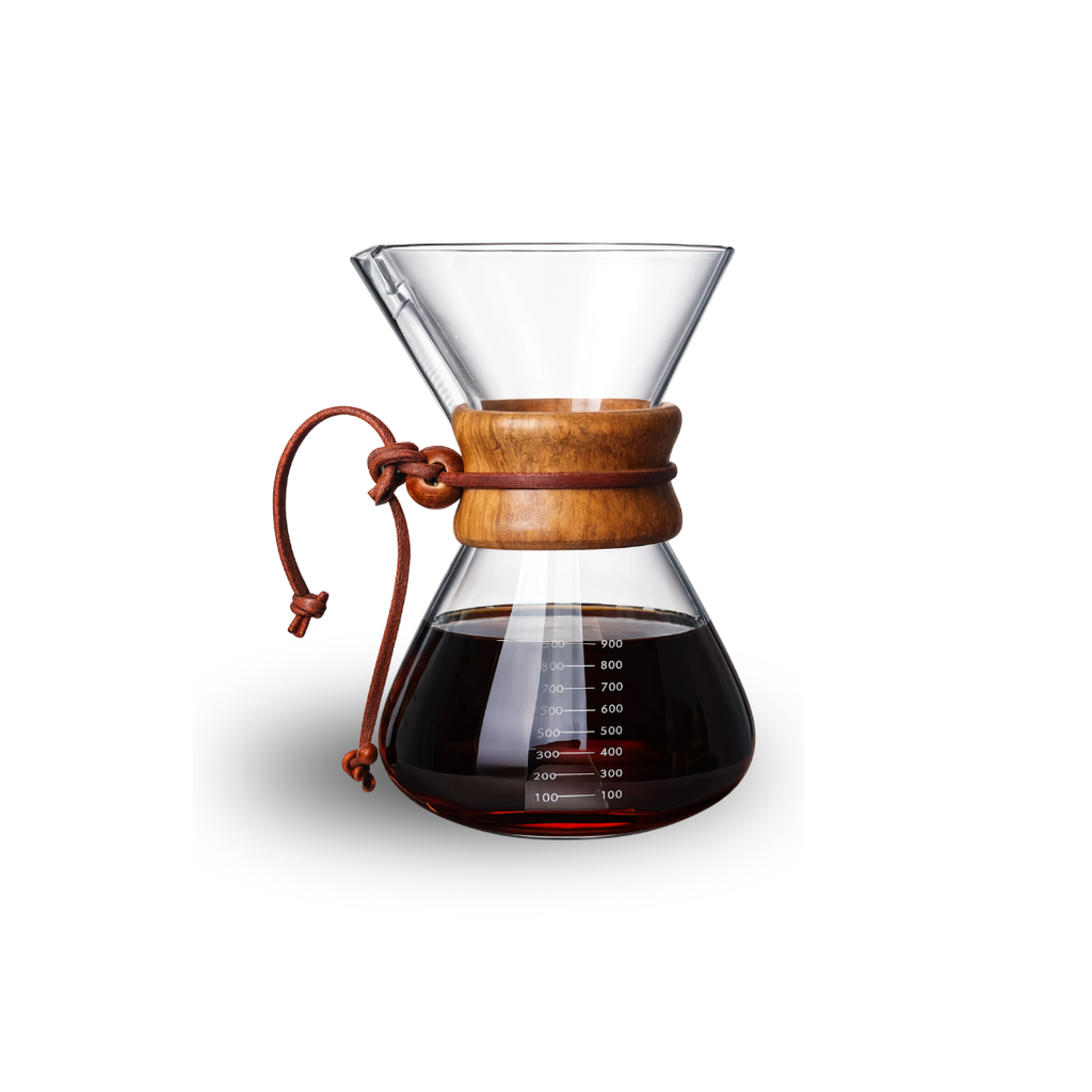 Sadie Wooden-Ring Coffee Pot