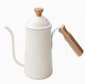 Coffee Pot with Wooden Handle