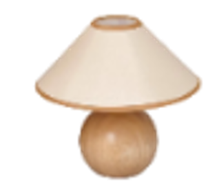 Klein Wood Base Table Lamp
