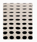 Circle Black And White Dot Blanket