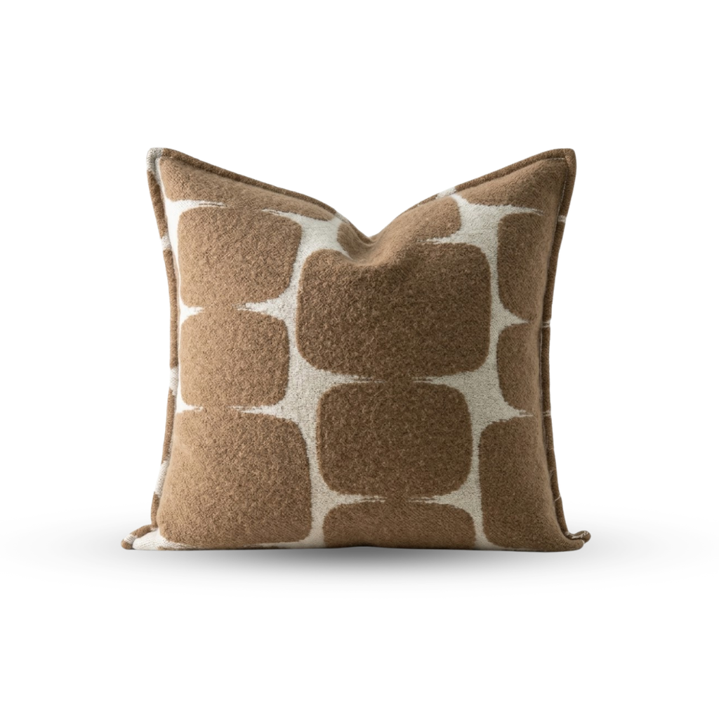 Cotton And Linen Orange Pillow 