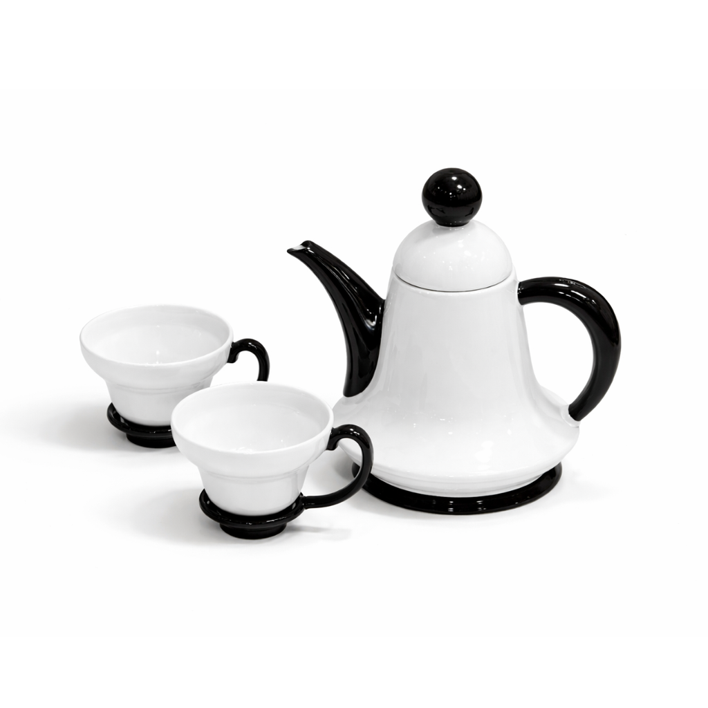Ceramic 2 Cups And 1 Pot Tea Set